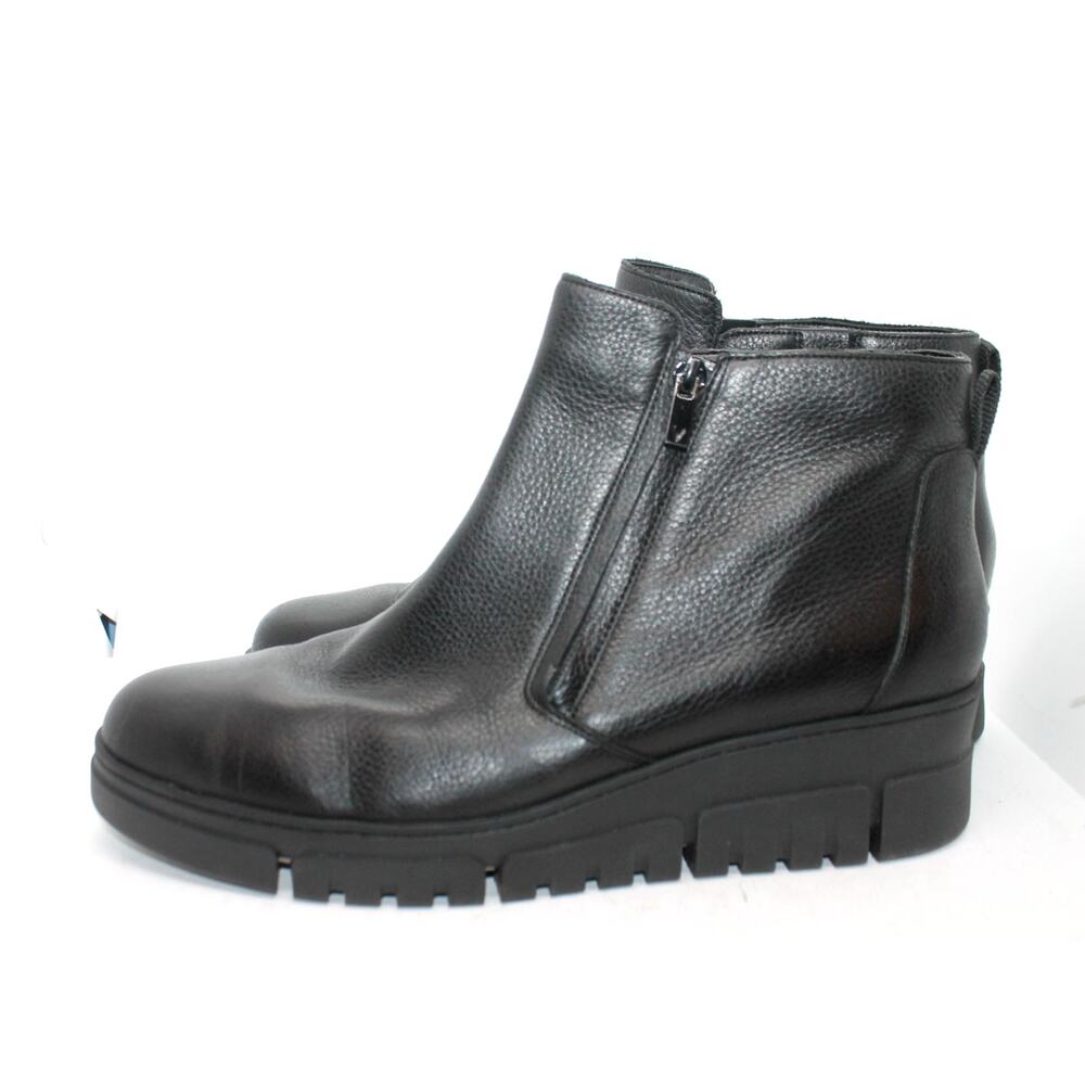 Vionic Black Uptown Sur Weatherproof Ankle Boots Sz 13 M